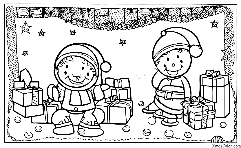 Christmas / Christmas on the moon: Santa visits the moon