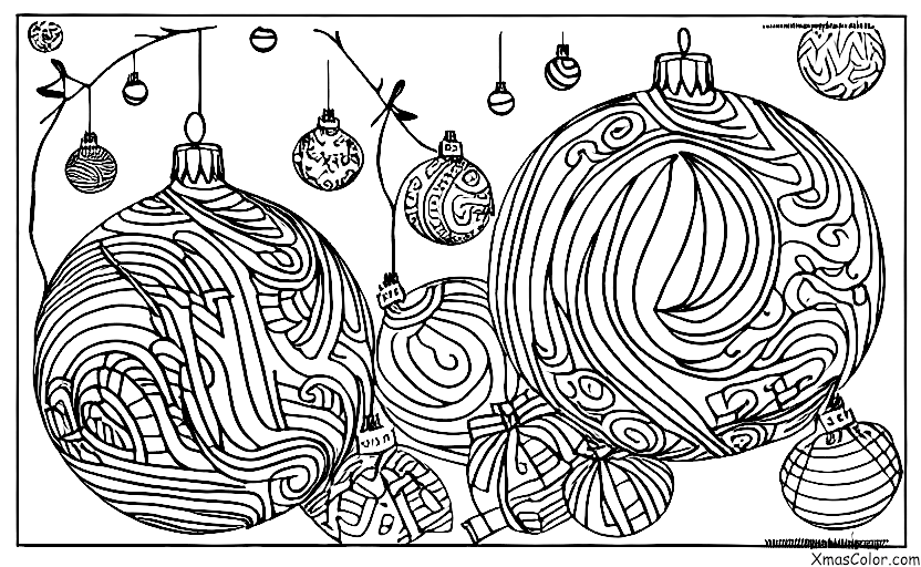 Christmas / Christmas Ornaments: A big shiny red Christmas Ornament