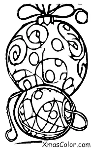 Christmas / Christmas Ornaments: A close up of a single Christmas ornament