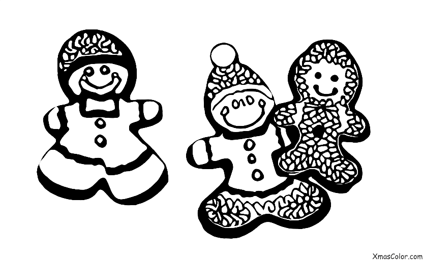 Christmas / Christmas Ornaments: A gingerbread man ornament