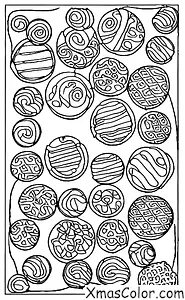 Christmas / Christmas Ornaments: A plate of Christmas cookies