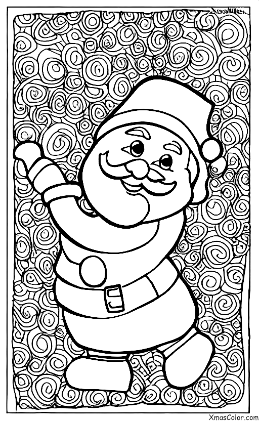 Christmas / Christmas Ornaments: A Santa Claus ornament