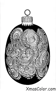 Christmas / Christmas Ornaments: A silver Christmas Ornament