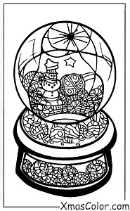 Christmas / Christmas Ornaments: A snow globe