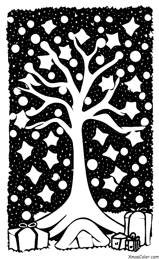 Christmas / Christmas Ornaments: A string of Christmas lights