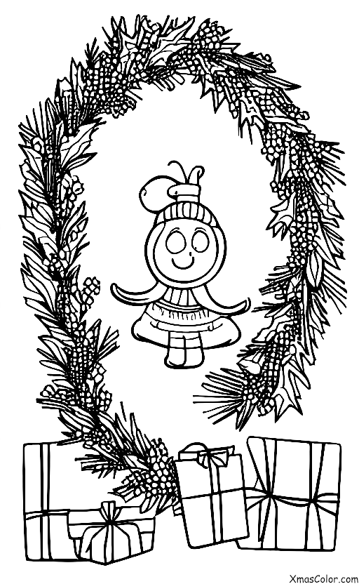 Christmas / Christmas Ornaments: A wreath