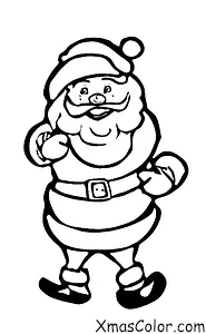 Christmas / Christmas Ornaments: Santa