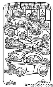 Christmas / Christmas Parades: The Christmas Parade Antique Cars