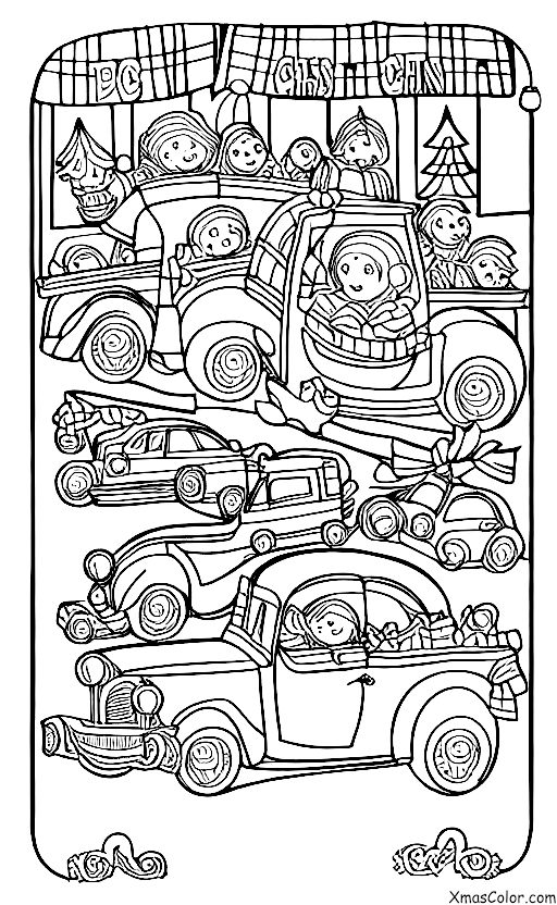 Christmas / Christmas Parades: The Christmas Parade Antique Cars