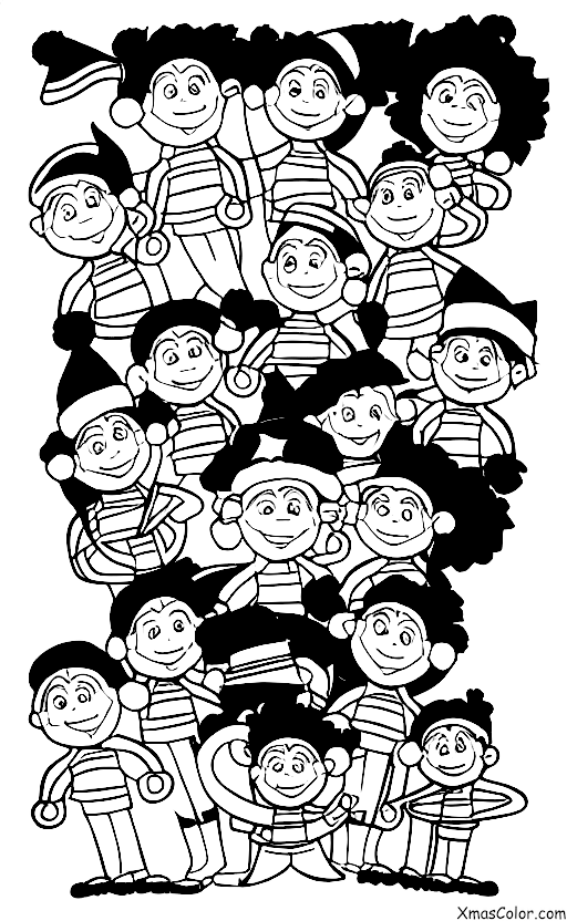 Christmas / Christmas Parades: The marching band in the Christmas Parade