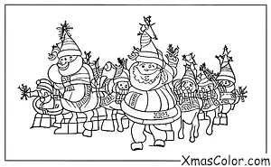 Christmas / Christmas Parades: The Santa Parade in Paris