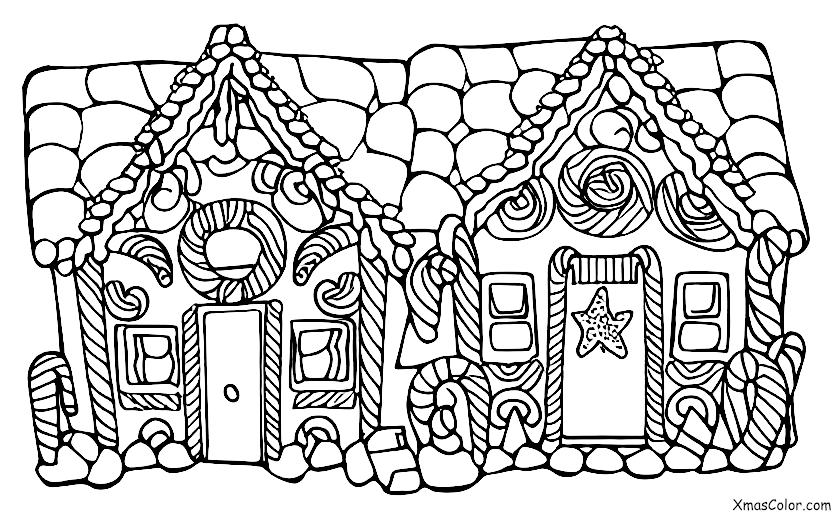 Christmas / Christmas parties: Making gingerbread houses