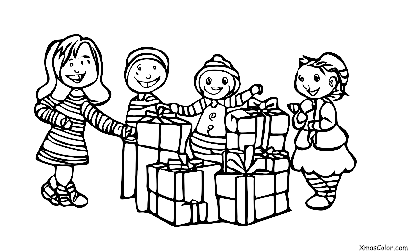 Christmas / Christmas Shopping: A child shopping for Christmas gifts