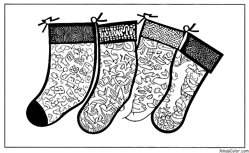 Christmas / Christmas Stockings: A stocking full of coal