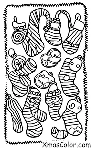 Christmas / Christmas Stockings: Christmas cookies