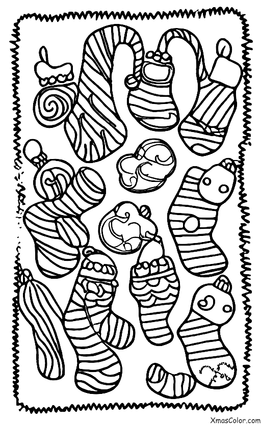 Christmas / Christmas Stockings: Christmas cookies