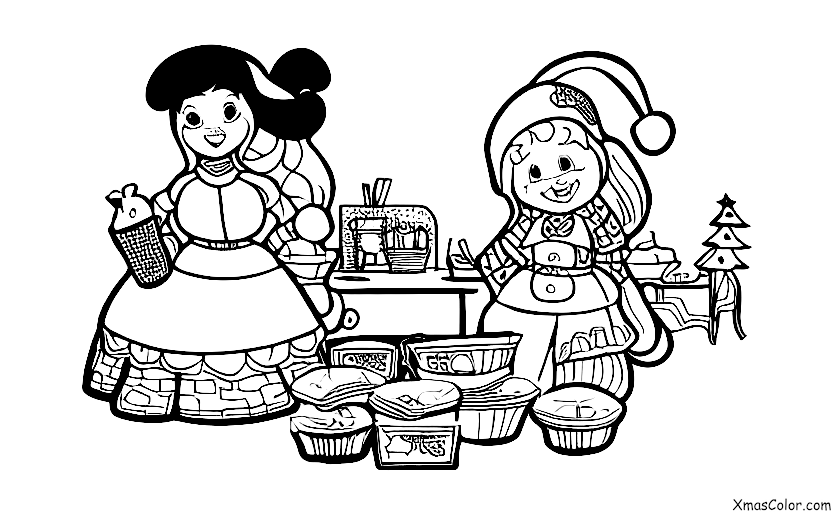 Christmas / Christmas Stockings: Mrs. Claus