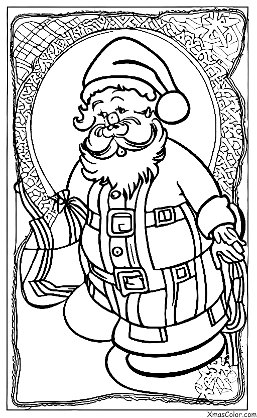 Christmas / Christmas Stockings: Santa Claus