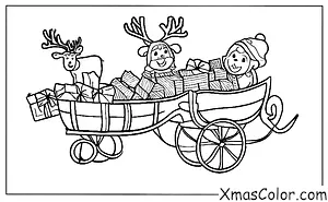 Christmas / Christmas Stockings: Sleigh