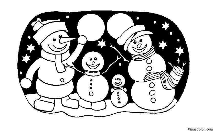 Christmas / Christmas Stockings: Snowman