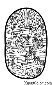 Christmas / Christmas Stockings: Star