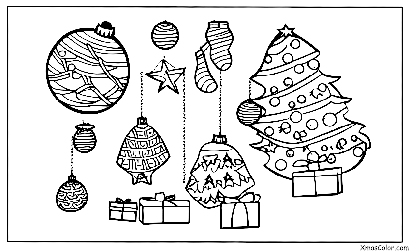 Christmas / Christmas Tree Decorating: Decorating the tree with ornaments