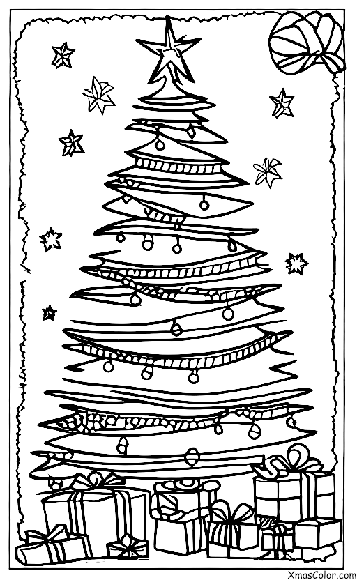 Christmas / Christmas Trees: A Christmas tree in a cozy home