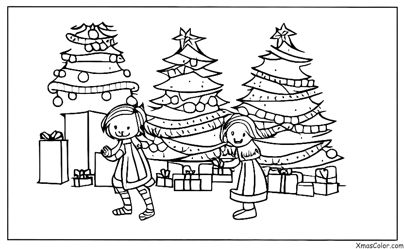 Christmas / Christmas Trees: A family