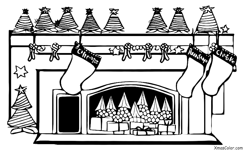 Christmas / Christmas Trees: A stocking