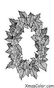 Christmas / Christmas Wreaths: A wreath made of poinsettias