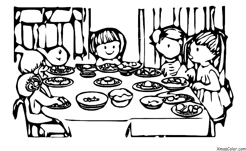 Christmas / Church: Christmas dinner