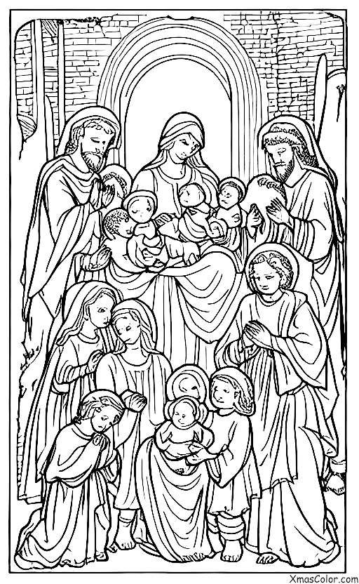 Christmas / Church: Nativity Scene