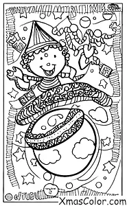 Christmas / Comet: A comet making a wish come true