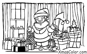 Christmas / Crazy Christmas: A selfie of Santa Claus