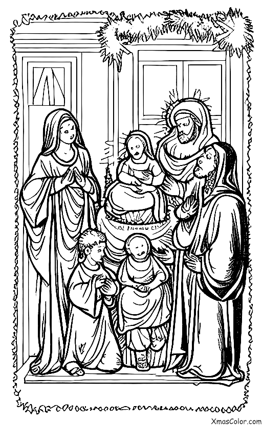 Christmas / DC Christmas: Nativity scene at the White House