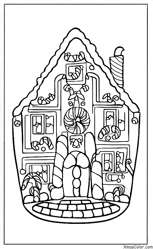 Christmas / Decorating Gingerbread Houses: Family decorating gingerbread houses together