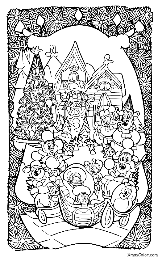 Christmas / Disney Christmas: A magical sleigh ride through Disneyland