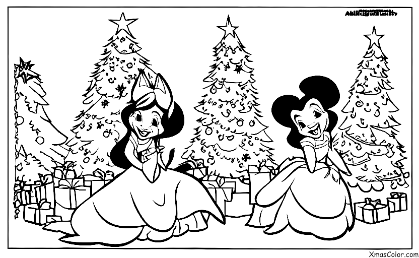 Christmas / Disney Christmas: Ariel singing Christmas carols