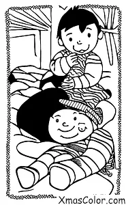 Christmas / Donner: Donner taking a nap