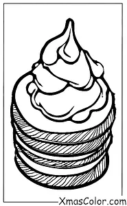 Christmas / Eggnog: Eggnog pancake stack