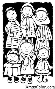 Christmas / Friends: 3 Friends Caroling