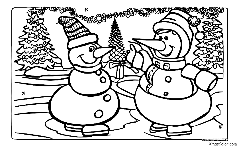 Christmas / Frosty the Snowman: Frosty Ice Skating