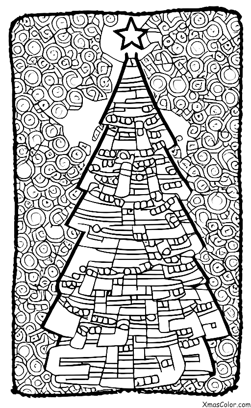 Christmas / Geeky Christmas: A Christmas tree decorated with LEGO ornaments
