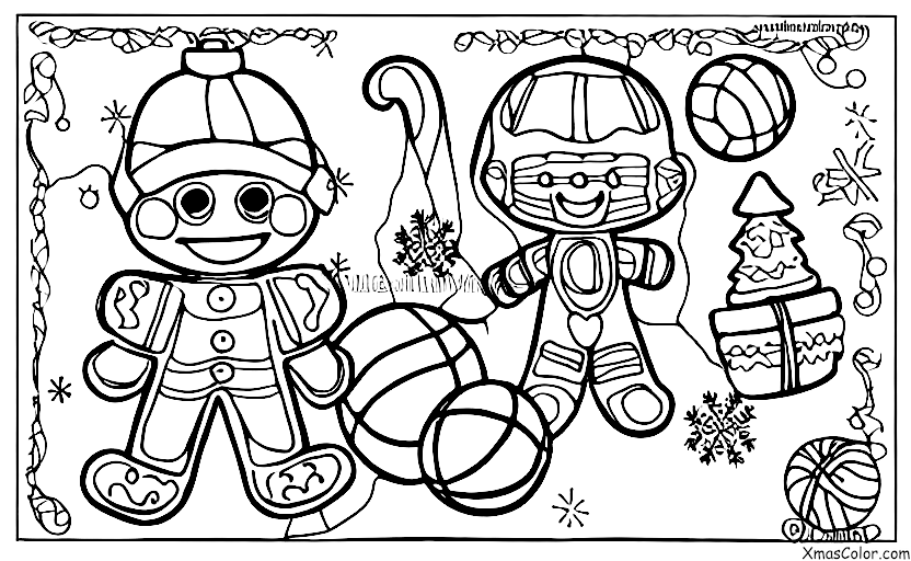 Christmas / Gingerbread Cookies: A gingerbread boy