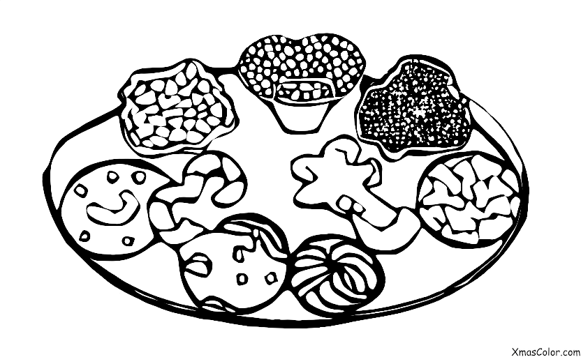 Christmas / Gingerbread Cookies: A gingerbread cookie decorating station