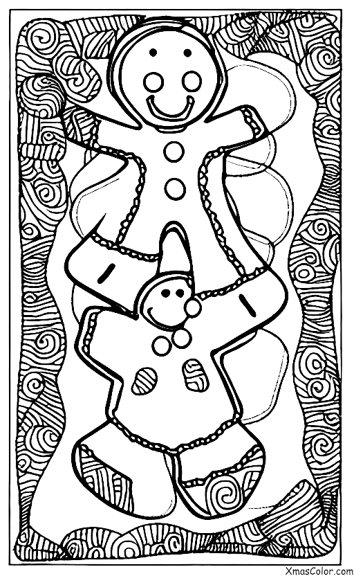 Christmas / Gingerbread Cookies: A gingerbread man