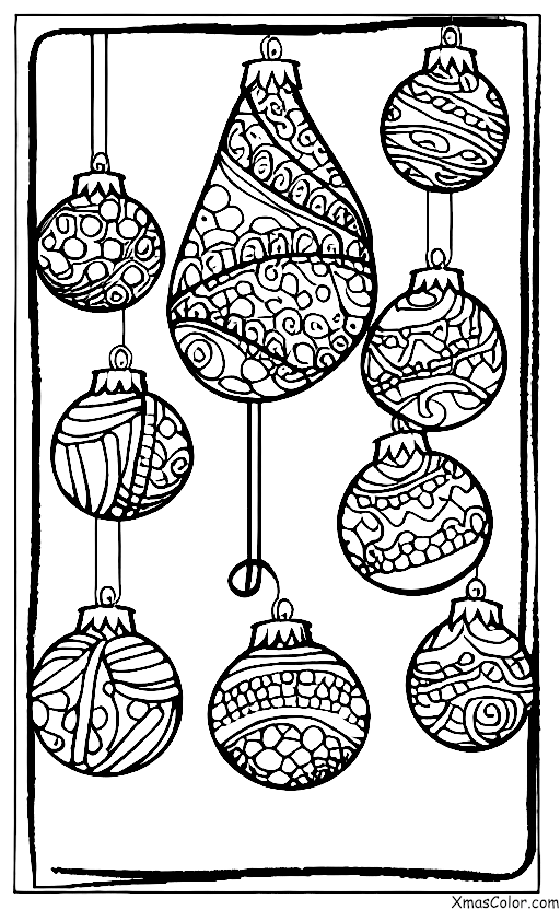 Christmas / Hanging Christmas Ornaments: Hanging Christmas Ornaments on the Christmas Tree