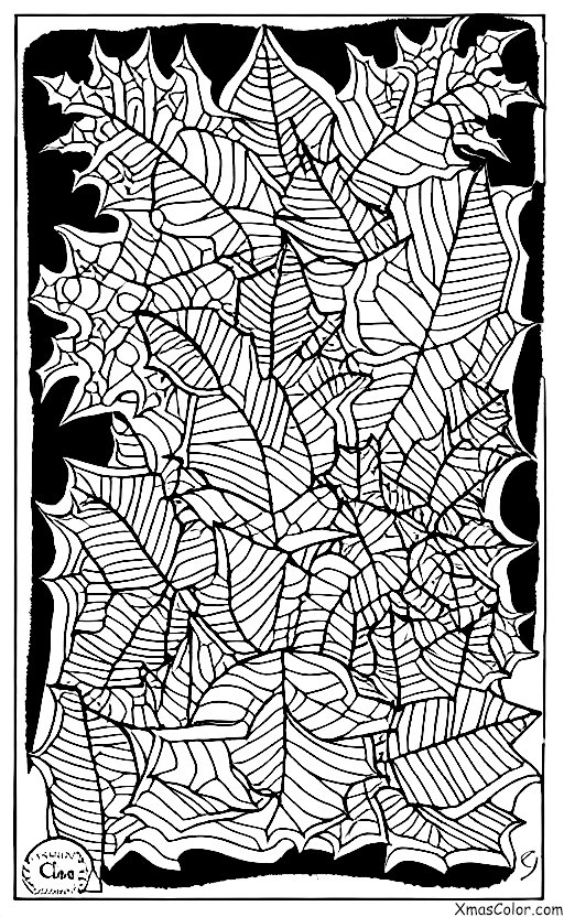 Christmas / Holly: Holly centerpieces