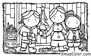 Christmas / Hope: A couple watching the snowfall