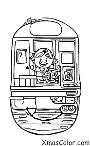 Christmas / Hot Cocoa: A child playing with a new toy